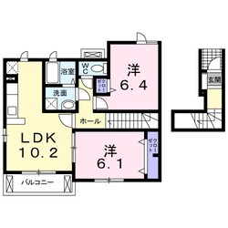 ヴィラ　アンジュ　Ⅱの物件間取画像